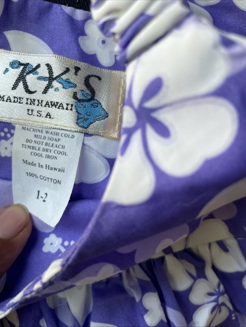 OshKosh B'gosh Purple Floral Sundress & Blue Denim Jeans Set